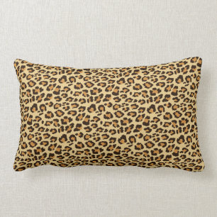 Leopard Skin Print Lumbar Cushion