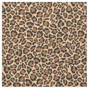 Leopard Skin Print Pattern  Fabric