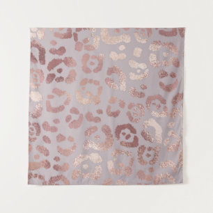 Leopard skin: rose gold elegance. tapestry