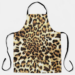 Leopard skin, seamless pattern design. apron