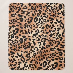 leopard skin. Stylish blouse design with leopard s Sherpa Blanket