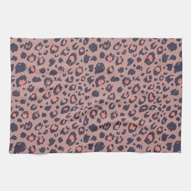 Leopard skin tea towel (Horizontal)