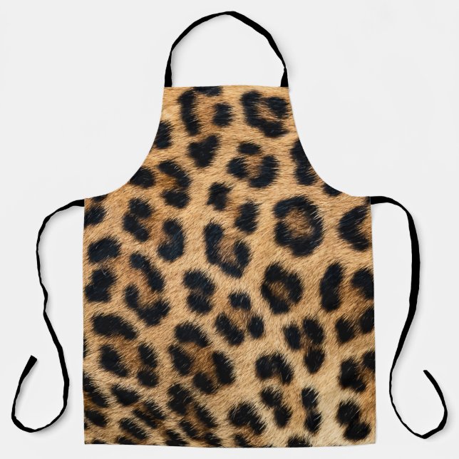 Leopard skin texture apron (Front)