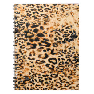 Leopard skin texture, leopard pattern notebook