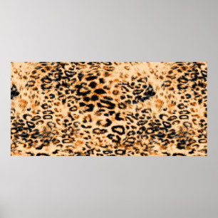 Leopard skin texture, leopard pattern poster