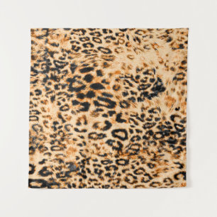 Leopard skin texture, leopard pattern tapestry