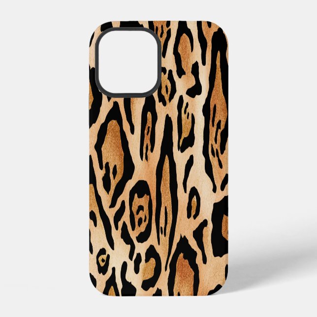 Leopard Skin: Timeless Seamless Pattern iPhone Case (Back)