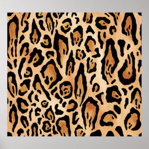 Leopard Skin: Timeless Seamless Pattern Poster