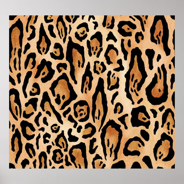 Leopard Skin: Timeless Seamless Pattern Poster (Front)