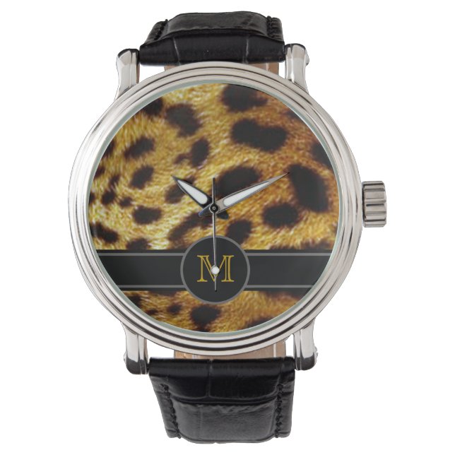 leopard skin to add initial watch (Front)