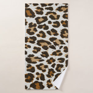Leopard Skin: Vintage Seamless Texture Bath Towel