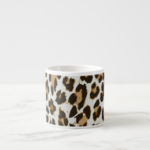 Leopard Skin: Vintage Seamless Texture Espresso Cup