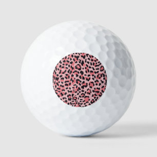Leopard skin: vintage seamless texture golf balls