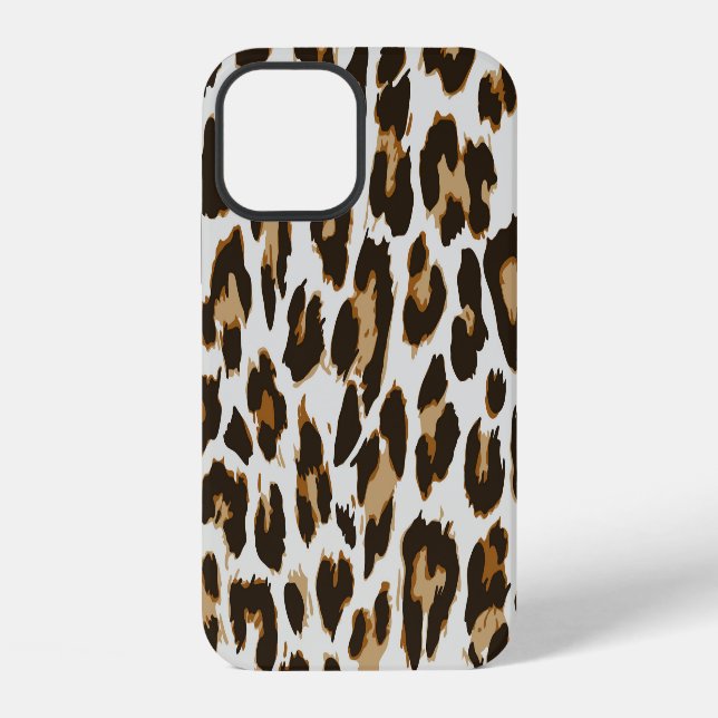 Leopard Skin: Vintage Seamless Texture iPhone Case (Back)