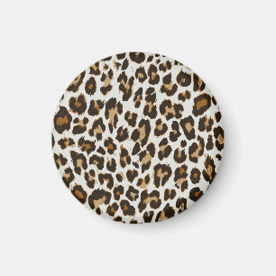 Leopard Skin: Vintage Seamless Texture Magnet