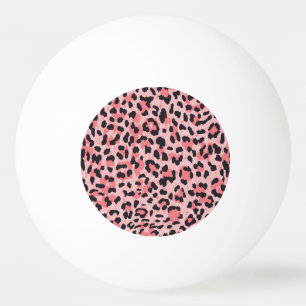 Leopard skin: vintage seamless texture ping pong ball