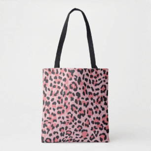Leopard skin: vintage seamless texture tote bag