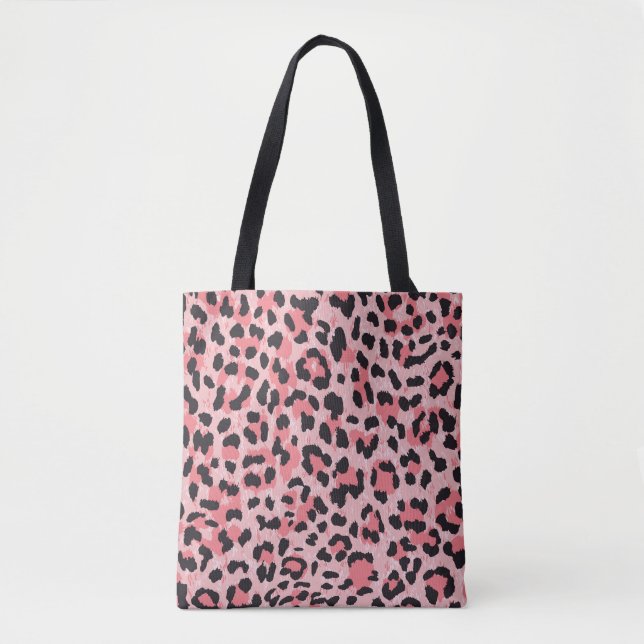 Leopard skin: vintage seamless texture tote bag (Front)