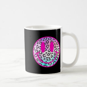 Leopard Smile Face Pink Trendy Preppy Tee Men Wome Coffee Mug
