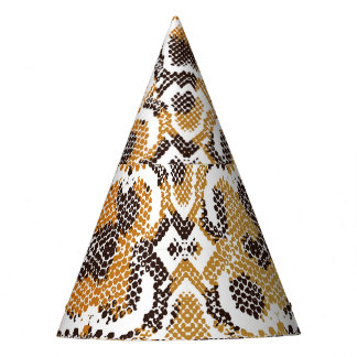 Leopard Snake Animal Print Texture Party Hat