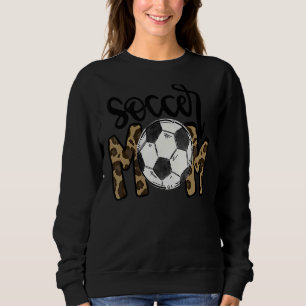 Leopard Soccer Mum Soccer Mum Mother's Day 2022 Sweatshirt