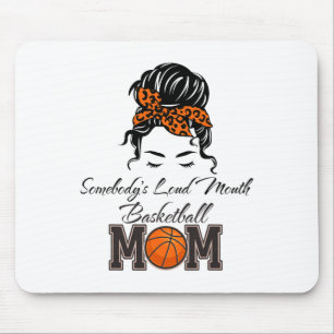 Leopard Somebody's Loudmouth Sketll Mama Mum Mothe Mouse Mat