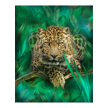 Leopard - Spirit Of Empowerment Art Poster/Print