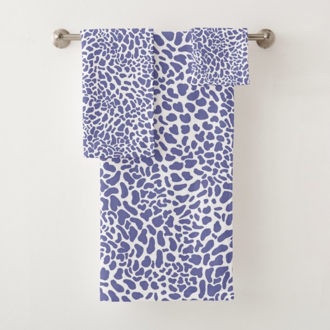 Leopard Spot Pattern Bath Towel Set (Insitu)
