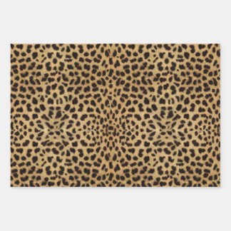 Leopard Spot Pattern Print Wrapping Paper Sheet