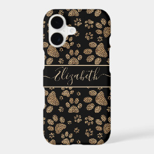 Leopard Spot Paw Prints Personalised