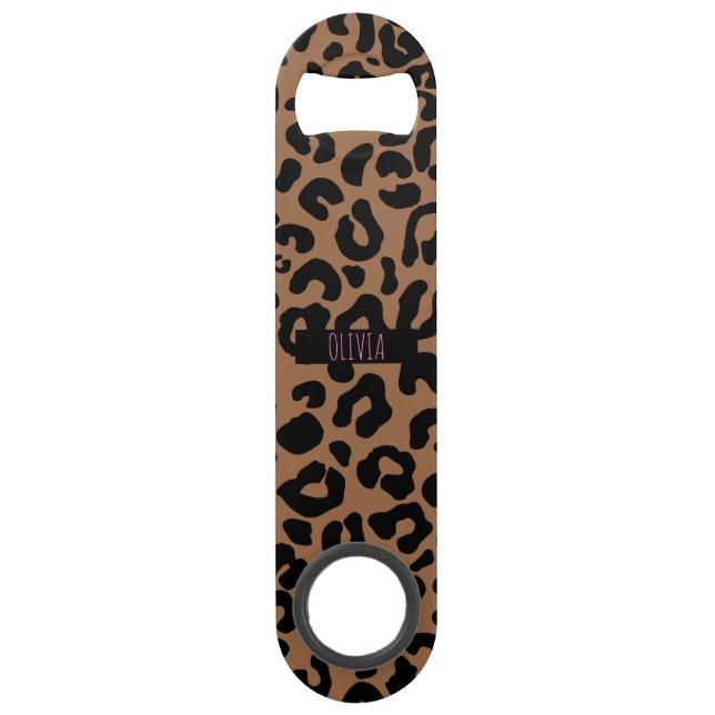 Leopard Spot Skin Print Personalised (Front)