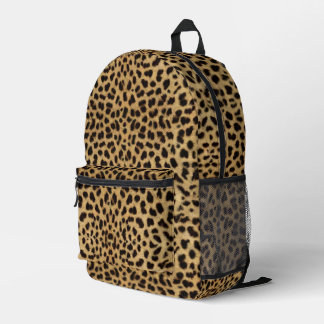 Leopard Spot Skin Print Printed Backpack