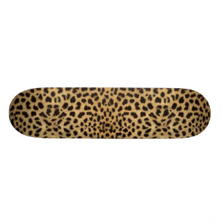 Leopard Spot Skin Print Skateboard
