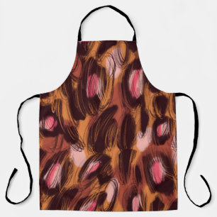 Leopard Spots African Animal Pattern Apron
