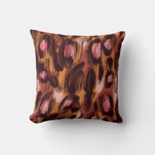 Leopard Spots African Animal Pattern Cushion