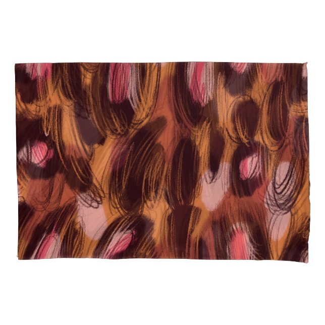 Leopard Spots African Animal Pattern Pillowcase (Front)