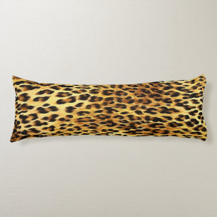 Leopard Spots Camouflage Pattern Painting Body Cushion