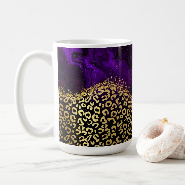 Leopard Spots Coffee Mug (With Donut)