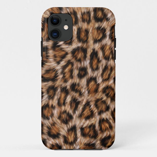 Leopard Spots Fur Jaguar Animal Cat skin Pattern.j Case-Mate iPhone Case (Back)