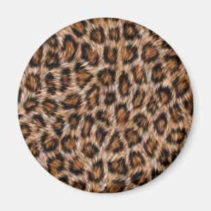 Leopard Spots Fur Jaguar Animal Cat skin Pattern.j Magnet