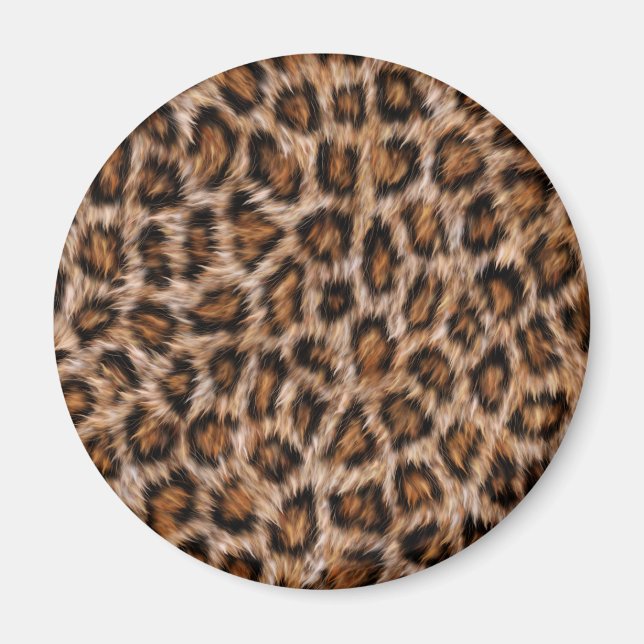 Leopard Spots Fur Jaguar Animal Cat skin Pattern.j Magnet (Front)