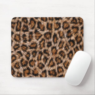 Leopard Spots Fur Jaguar Animal Cat skin Pattern.j Mouse Mat