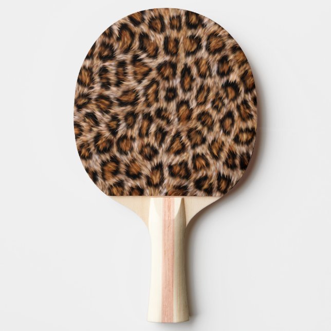 Leopard Spots Fur Jaguar Animal Cat skin Pattern.j Ping Pong Paddle (Front)