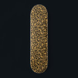 Leopard Spots Gold Fur Jaguar Pattern Skateboard<br><div class="desc">This design may be personalised by choosing the customise option to add text or make other changes. If this product has the option to transfer the design to another item, please make sure to adjust the design to fit if needed. Contact me at colorflowcreations@gmail.com if you wish to have this...</div>