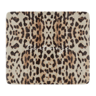 Leopard Spots Pattern Thunder_Cove Cutting Board