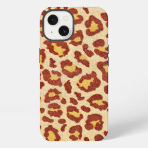 Leopard Spots Ultrasuede Look iPhone 13 Case