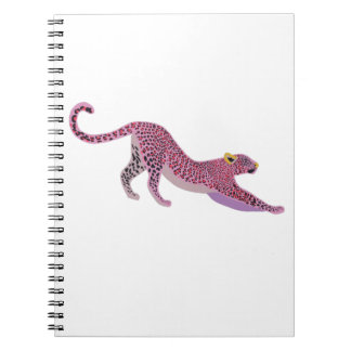Leopard Stretching Notebook