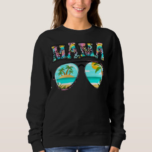 Leopard Summer Sunglasses Mama Mother's Day  Summe Sweatshirt