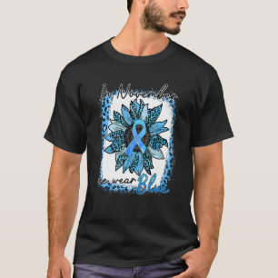 Leopard Sunflower In November Wear Blue Diabetes A T-Shirt