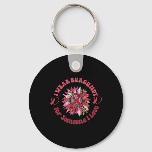 leopard sunflower sickle cell cancer awareness app key ring